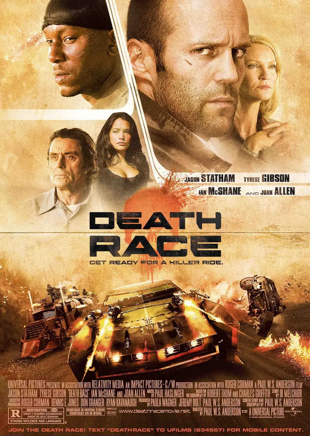 《死亡飞车 Death Race》1080P云网盘下载：极速畅享极限刺激